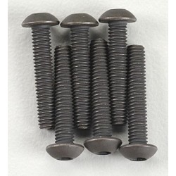 Screws, 3x15mm button-head (hex drive) (6)