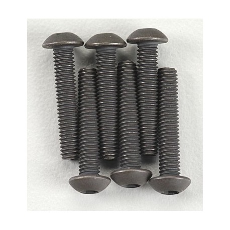 Screws, 3x15mm button-head (hex drive) (6)