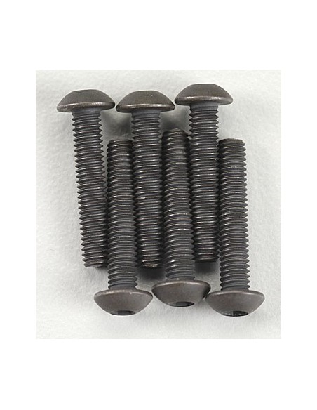 Screws, 3x15mm button-head (hex drive) (6)