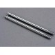 Shock shafts, steel, chrome finish (xx-long) (2)