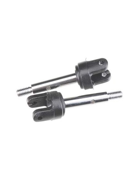 Stub axles, rear (2)