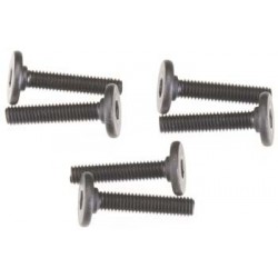 Screws, 3x15mm flat-head (hex drive) (6)