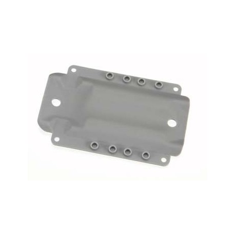 Skidplate, transmission, nylon (grey) for long wheelbase