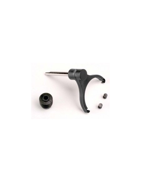 Shift fork-shaft shift fork pads (2) rubber shift shaft