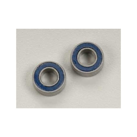 Ball bearings, blue rubber sealed (5x10x4mm) (2)