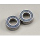 Ball bearings, blue rubber sealed (6x12x4mm) (2)