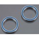 Ball bearings, blue rubber sealed (20x27x4mm) (2)