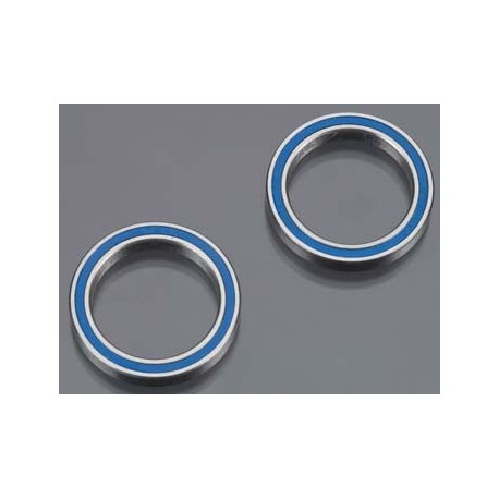 Ball bearings, blue rubber sealed (20x27x4mm) (2)