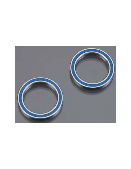 Ball bearings, blue rubber sealed (20x27x4mm) (2)