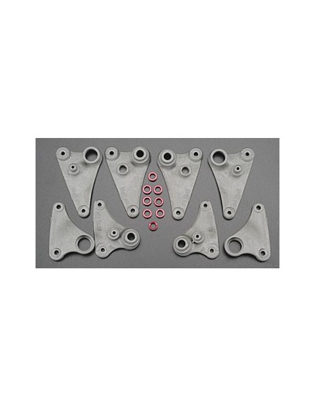 Rocker arm set, progressive-2 (90-T) spacers (red ALUM)