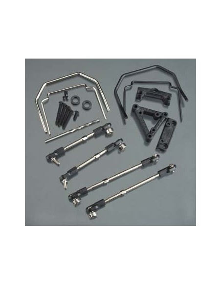Sway bar kit, Revo (front & rear) (w/ thick & thin sway bar)