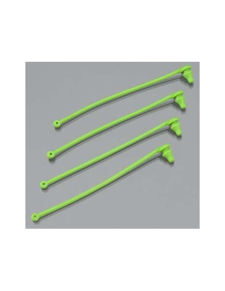 Body clip retainer, green (4)