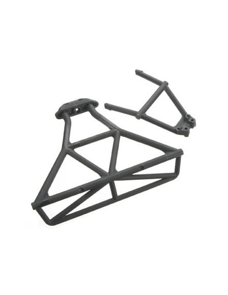 Bumper, rear bumper mount, rear black