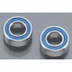 Ball bearings, blue rubber sealed (4x8x3mm) (2)