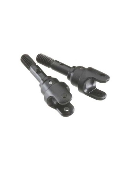 Stub axle, steel (2) yokes (2) (assembled)