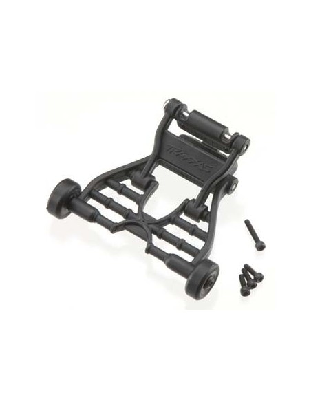 Wheelie bar, assembled