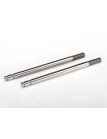 Shock shafts, steel, chrome finish (2)