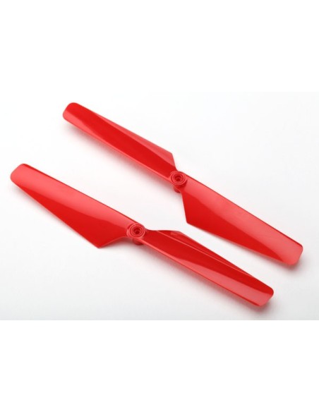 Rotor blade set, red (2) 1.6x5mm BCS (2)