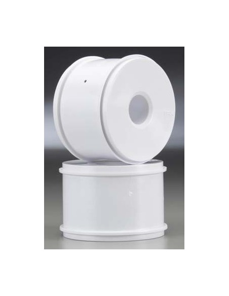 Wheels, dished 3.8 white (2) (use w/ 17mm splined wheel)