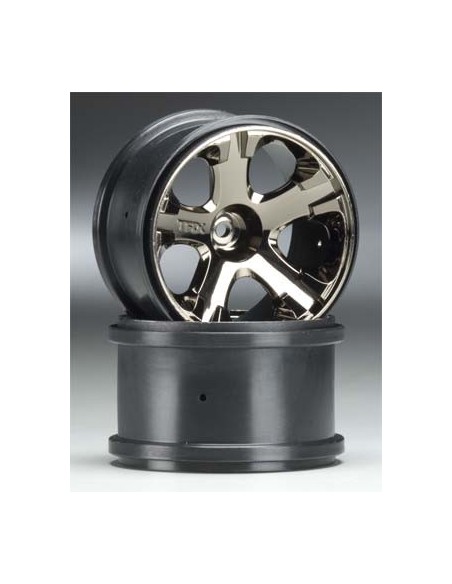Wheels, All-Star 2.8 (black chrome) (nitro rear electric