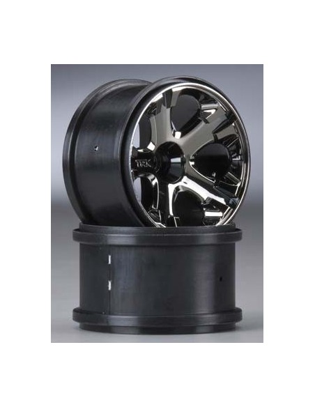 Wheels, All-Star 2.8 (black chrome) (nitro front) (2)