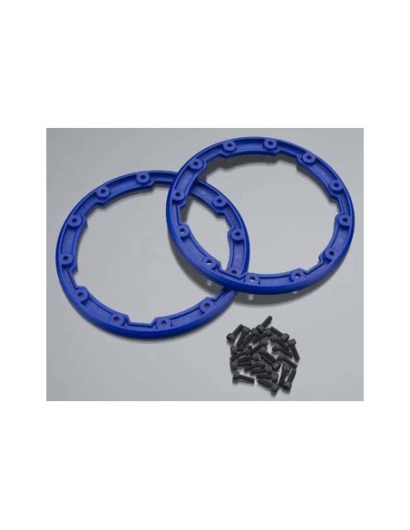 Sidewall protector, beadlock style blue (2) 2.5x8mm(24)